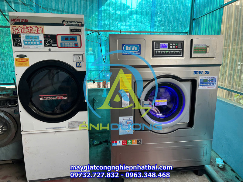 Cặp máy giặt công nghiệp cho khách sạn giá rẻ